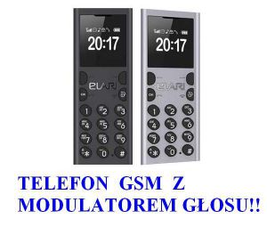 Bezpieczny Telefon GSM z Modulatorem/Zmieniaczem Głosu + Nagrywanie Rozmów Tel...