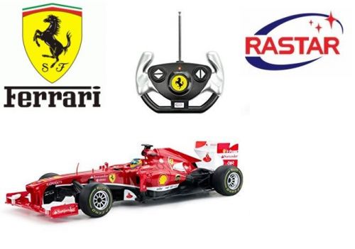 Duży Licencjonowany Zdalnie Sterowany Bolid Ferrari F1 RASTAR (1:12) + Bezprzew. Pilot (2 wersje).