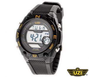 Oryginalny MILITARNY Zegarek UZI Shock Digital W-ZS01 (USA) + Podświetlenie + Metalowe Pudełko.