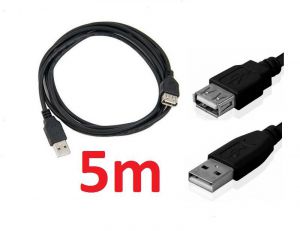 Przedłużacz Portu USB - Długość 5m.