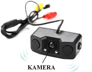 Kamera Cofania z Czujnikami Parkowania + Sygnalizacja Dźwiękowa + 2x LED.
