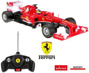 Licencjonowany Zdalnie Sterowany Bolid Ferrari F1 RASTAR (1:18) + Bezprzewodowy Pilot.