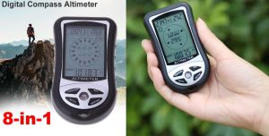 ALTIMETR: Wysokościomierz+Prognoza Pogody+Barometr+Kompas+Termometr+Zegar+Podświetlenie+...