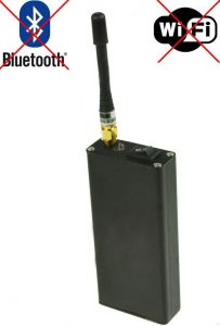 Przenośny Zagłuszacz WiFi/Bluetooth i Kamer Bezprzewodowych (2.4~2.5 GHz).