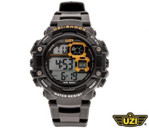 Oryginalny Militarny Zegarek UZI Shock Digital W-ZS02 (USA) + Podświetlenie + Metalowe Pudełko.