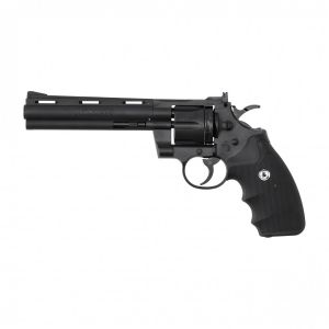 Rewolwer Wiatrówka 6 COLT PYTHON MAGNUM 357 BLACK na Śruty BB 4,5mm - Napęd CO2, Umarex.