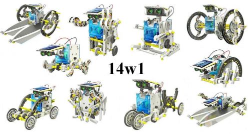 SUPER ZABAWKA 14w1!! Edukacyjny Robot / Zestaw Solarny. Dla Małego Konstruktora.