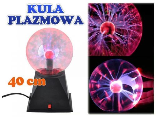 Edukacyjna Świecąca Kula - Lampa Plazmowa 5 (obwód 40cm) + Melodia + Ozonowanie Powietrza.