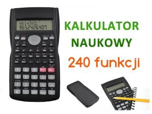 Kalkulator Naukowy (240-Funkcji!!) + Osłona Ochronna.
