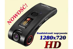 Kamera/Rejestrator Samochodowy HD + Rejestrator Trasy GPS...